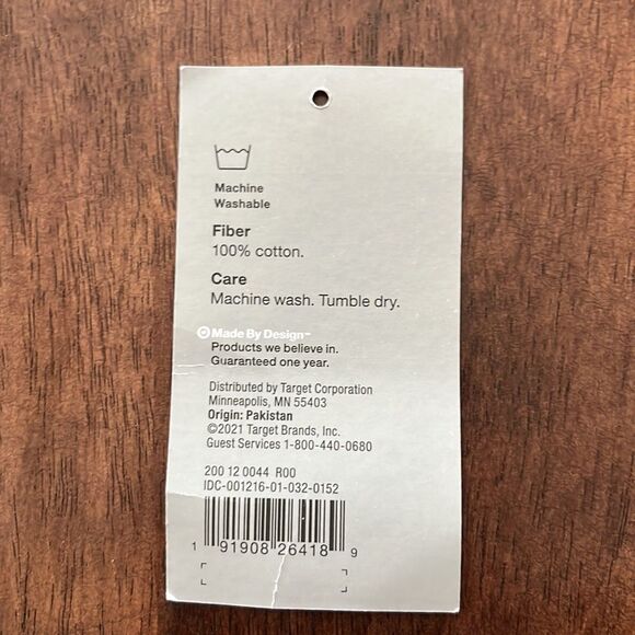 NEW flaws- Set of Gray and White 100% Cotton Embroidered Barmop Dishtowels - Picture 8 of 8